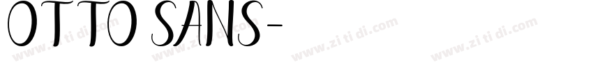 OTTO Sans字体转换